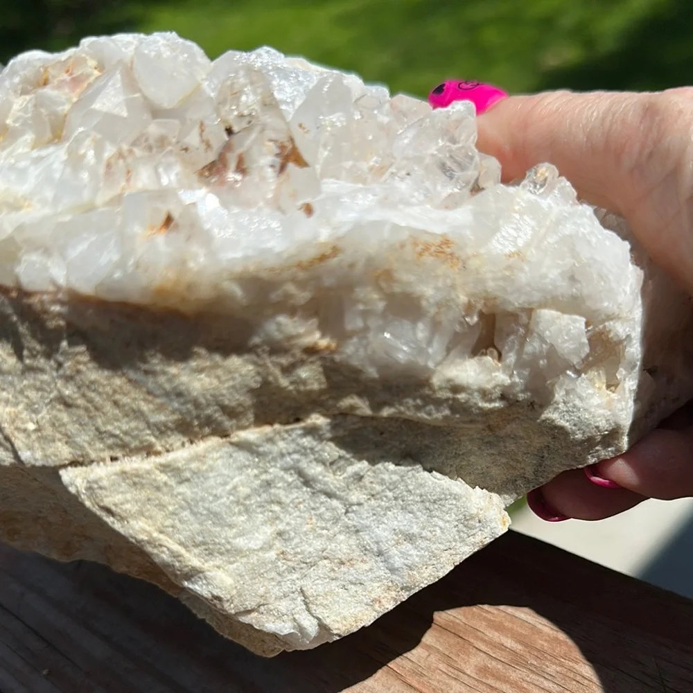 Natural Quartz Crystal Cluster hand dug by me! Weighs 8# - Picture 5 of 7